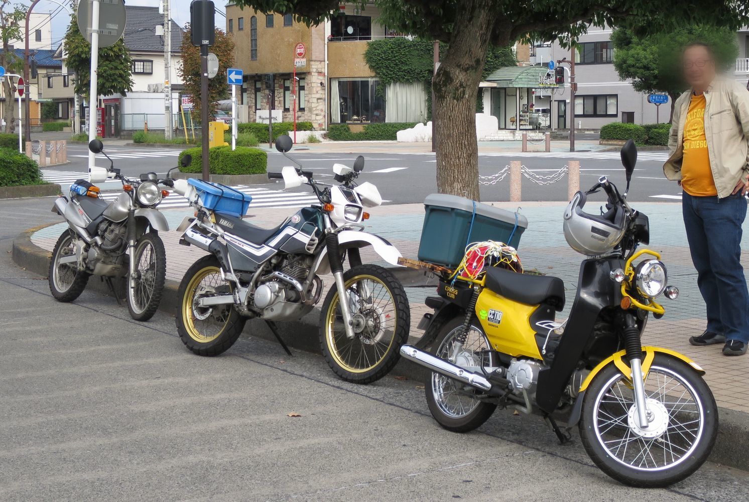 正丸峠から巾着田 スーパーカブとクロスカブ セローとバイクたち